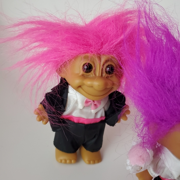 Host Pick 🌈 Lot of 9 Vintage 1990s Russ Trolls Dolls - Picture 7 of 14